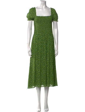 Reformation Dresses Floral Print Long Dress XL