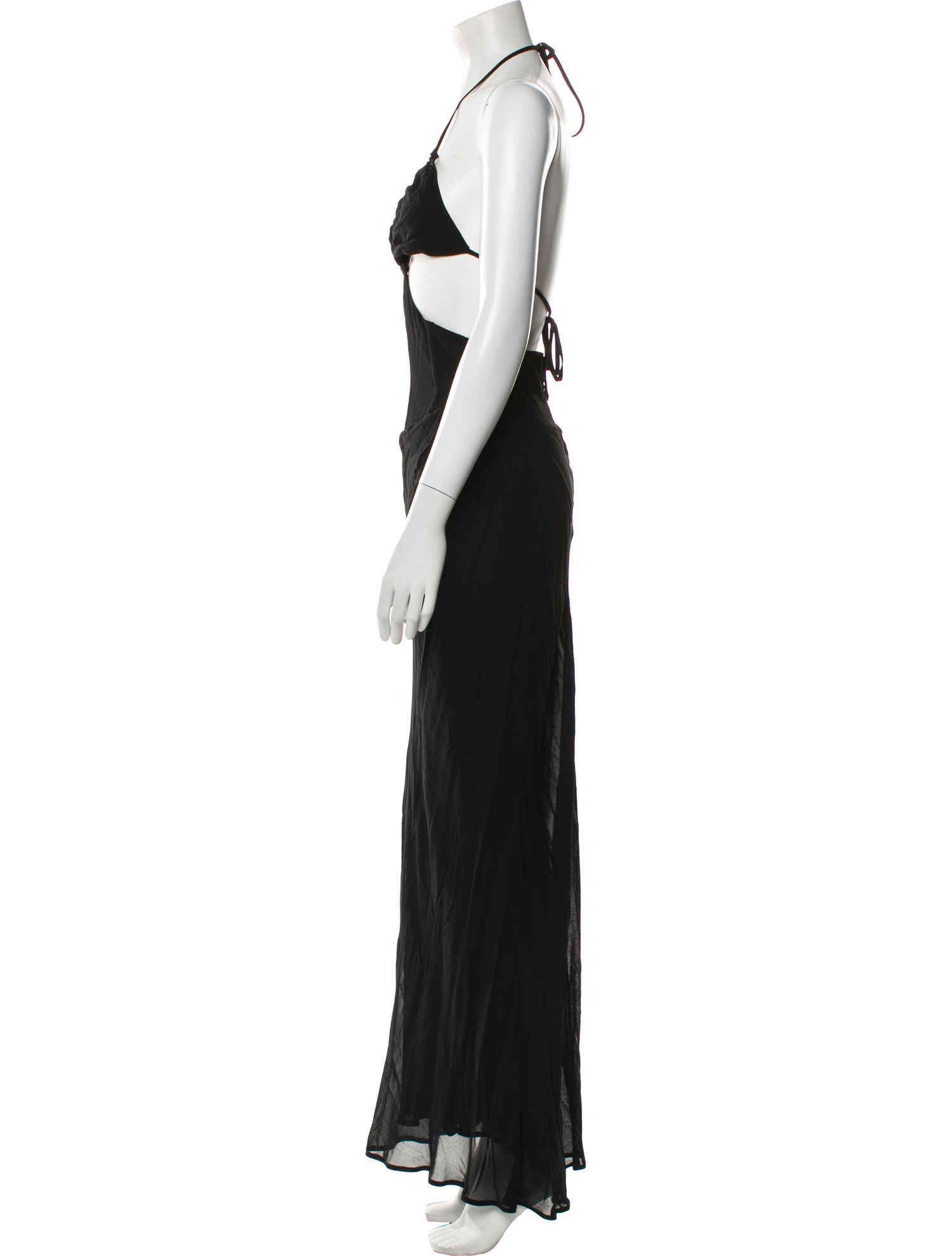 Reformation Halterneck Long Dress