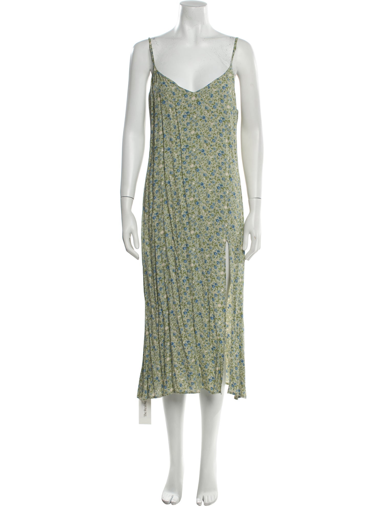 Reformation Floral Print Long Dress