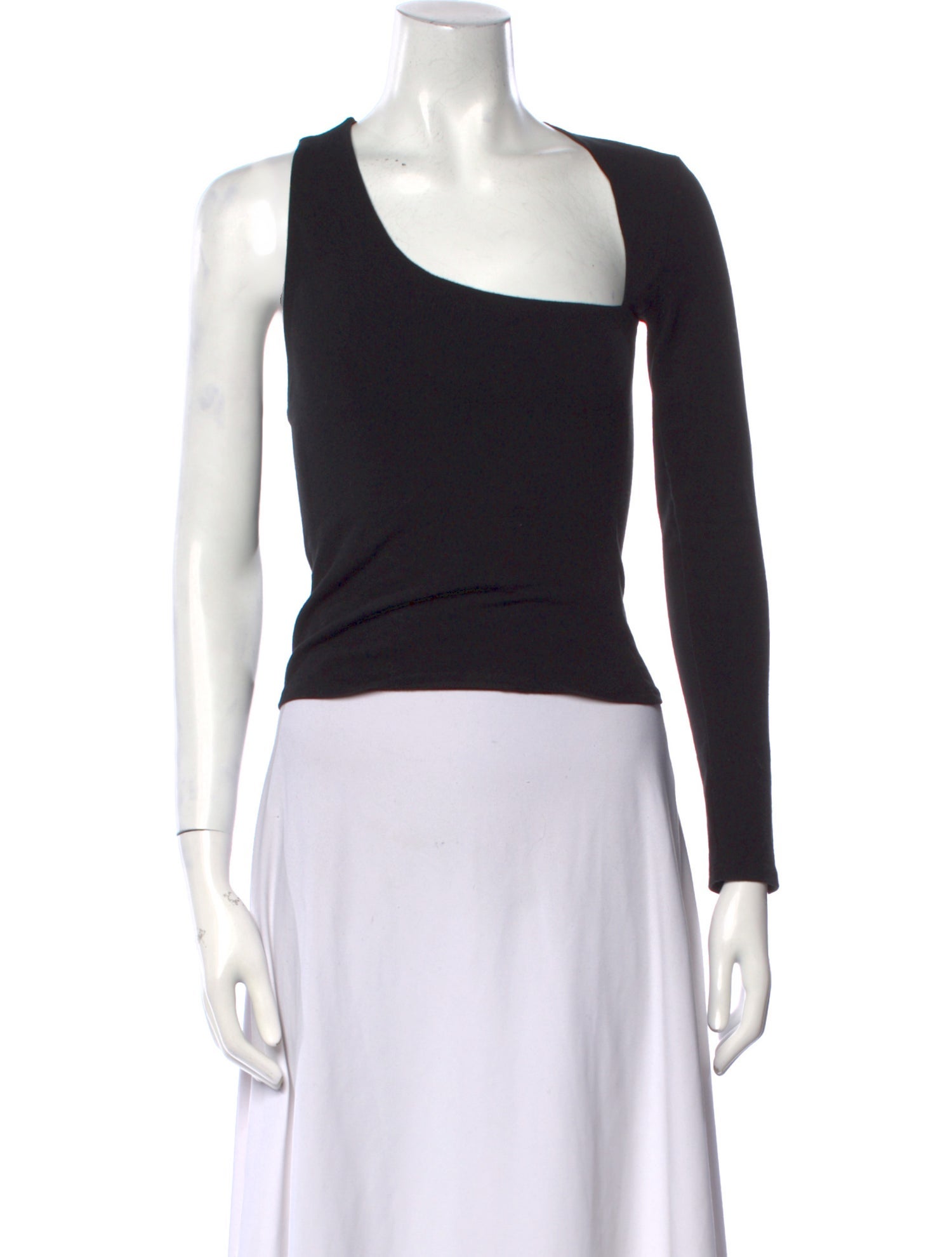 Reformation One-Shoulder Sleeveless Crop Top