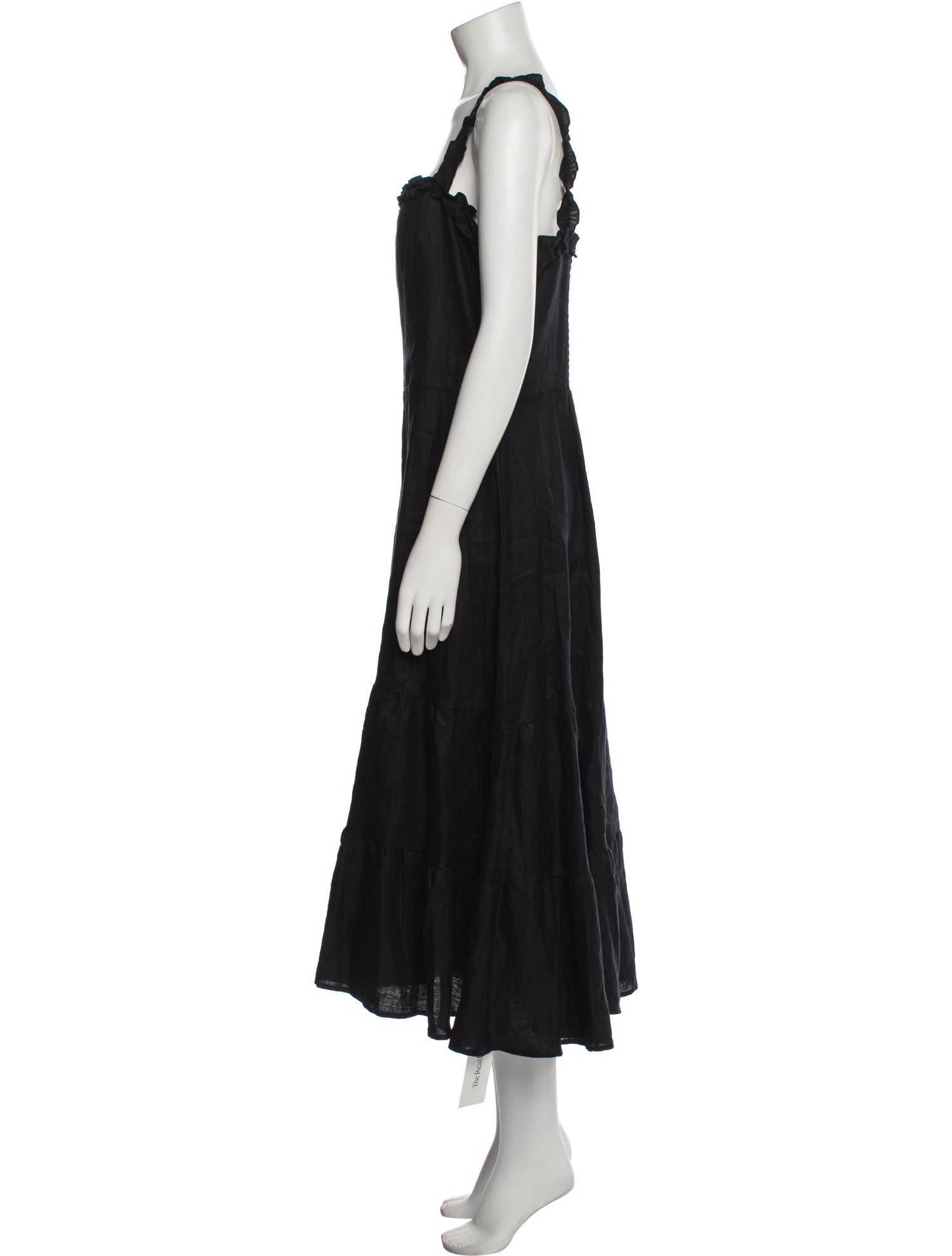 Reformation Linen Midi Length Dress