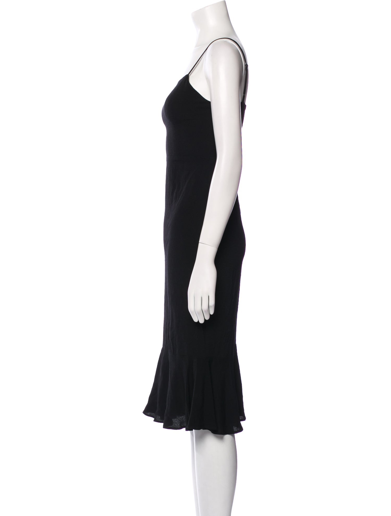 Reformation Square Neckline Knee-Length Dress