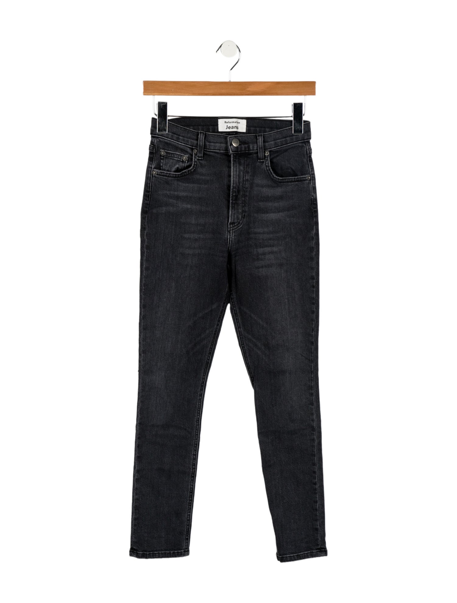 Reformation Mid-Rise Skinny Leg Jeans
