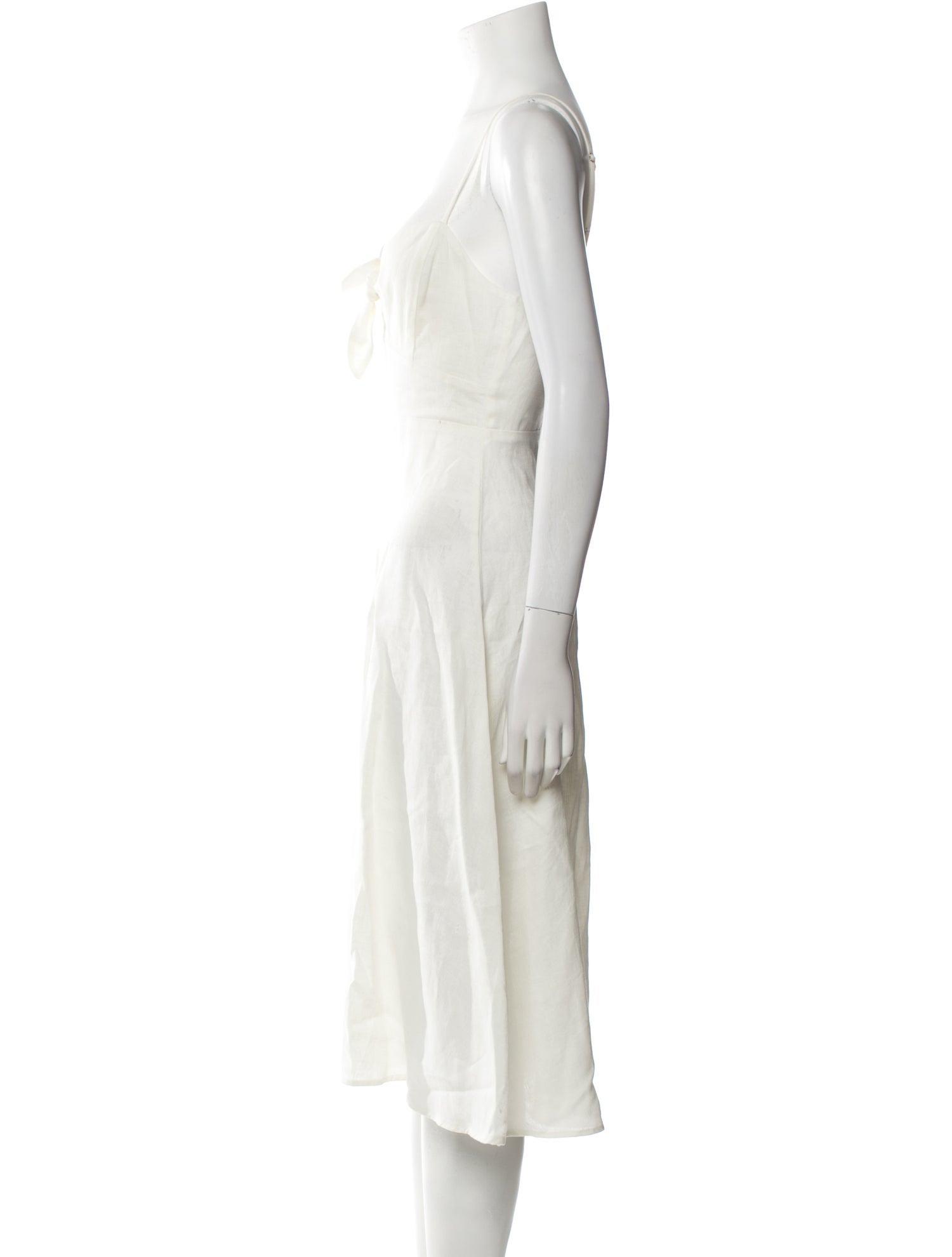 Reformation Linen Midi Length Dress