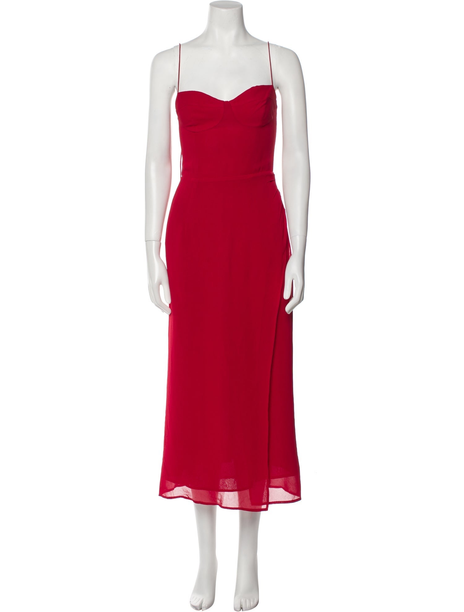 Reformation Square Neckline Long Dress