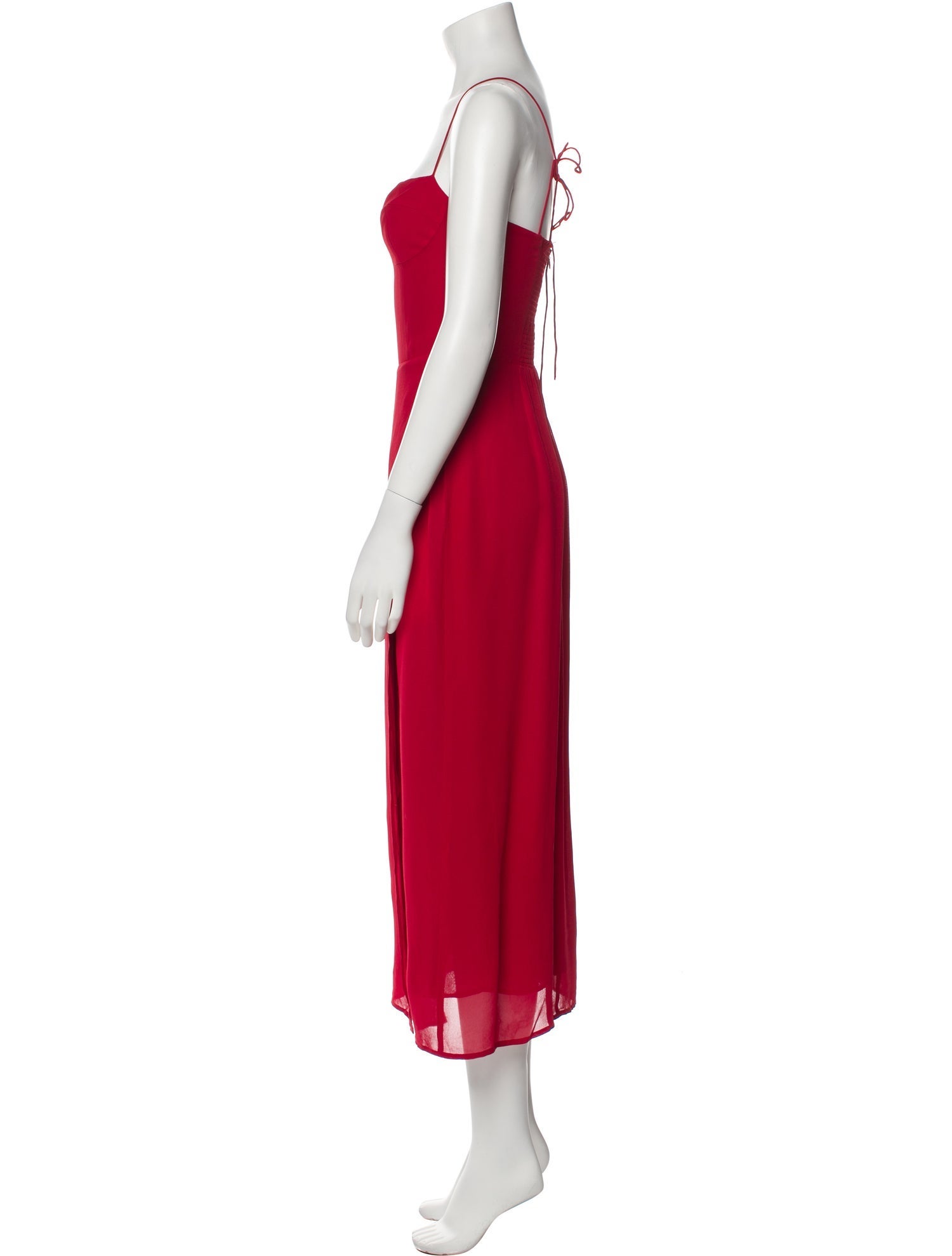 Reformation Square Neckline Long Dress