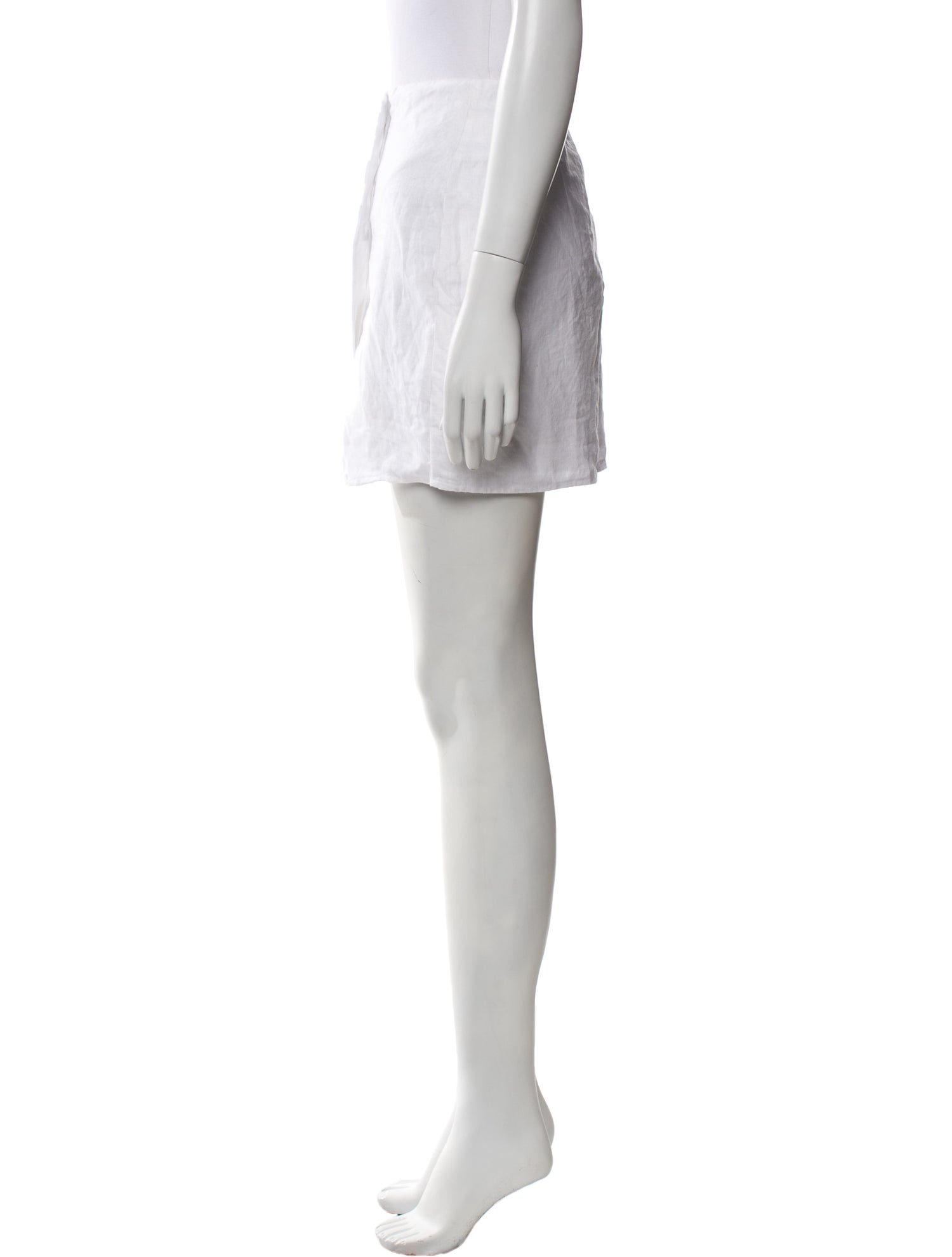 Reformation Linen Mini Skirt