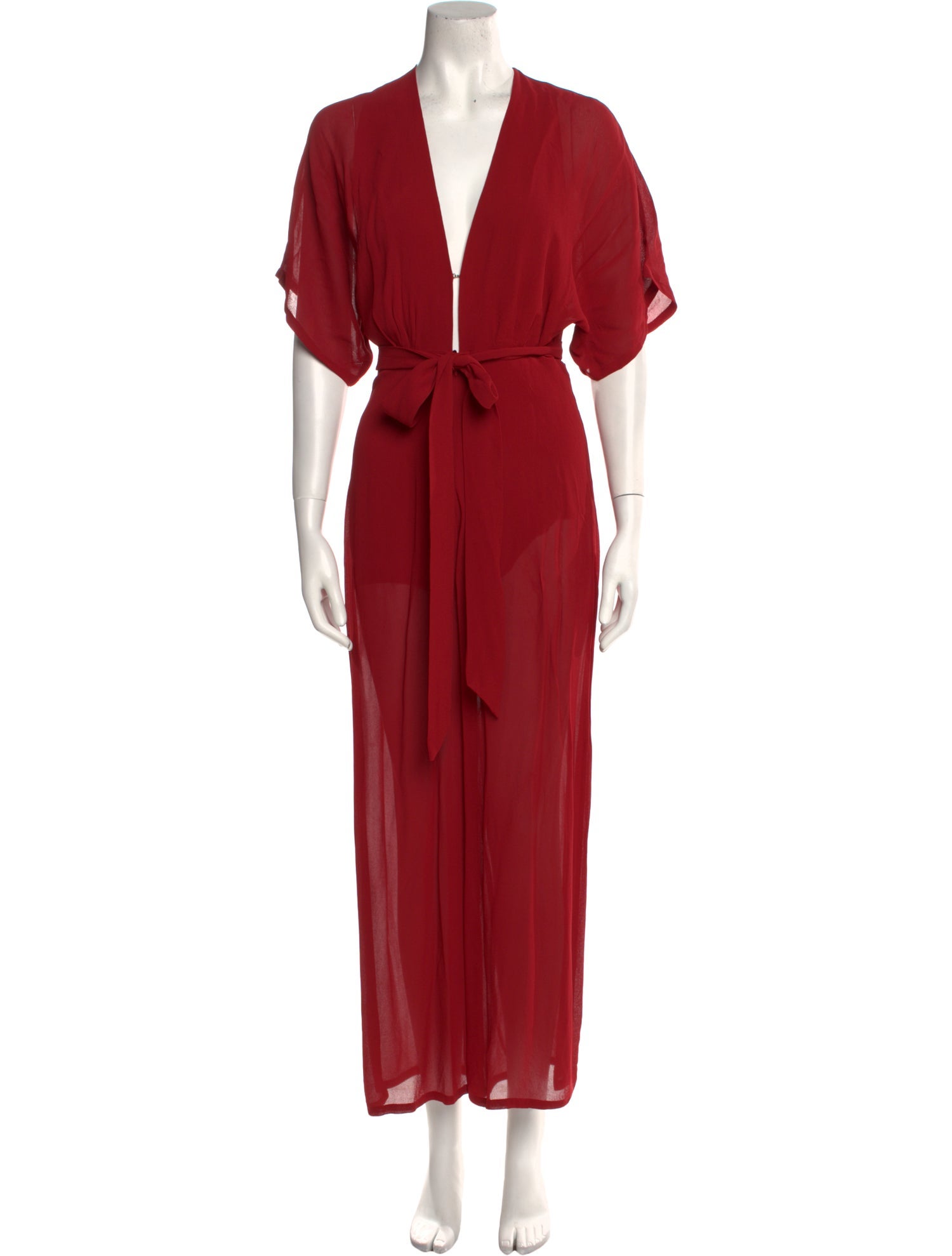 Reformation Plunge Neckline Jumpsuit
