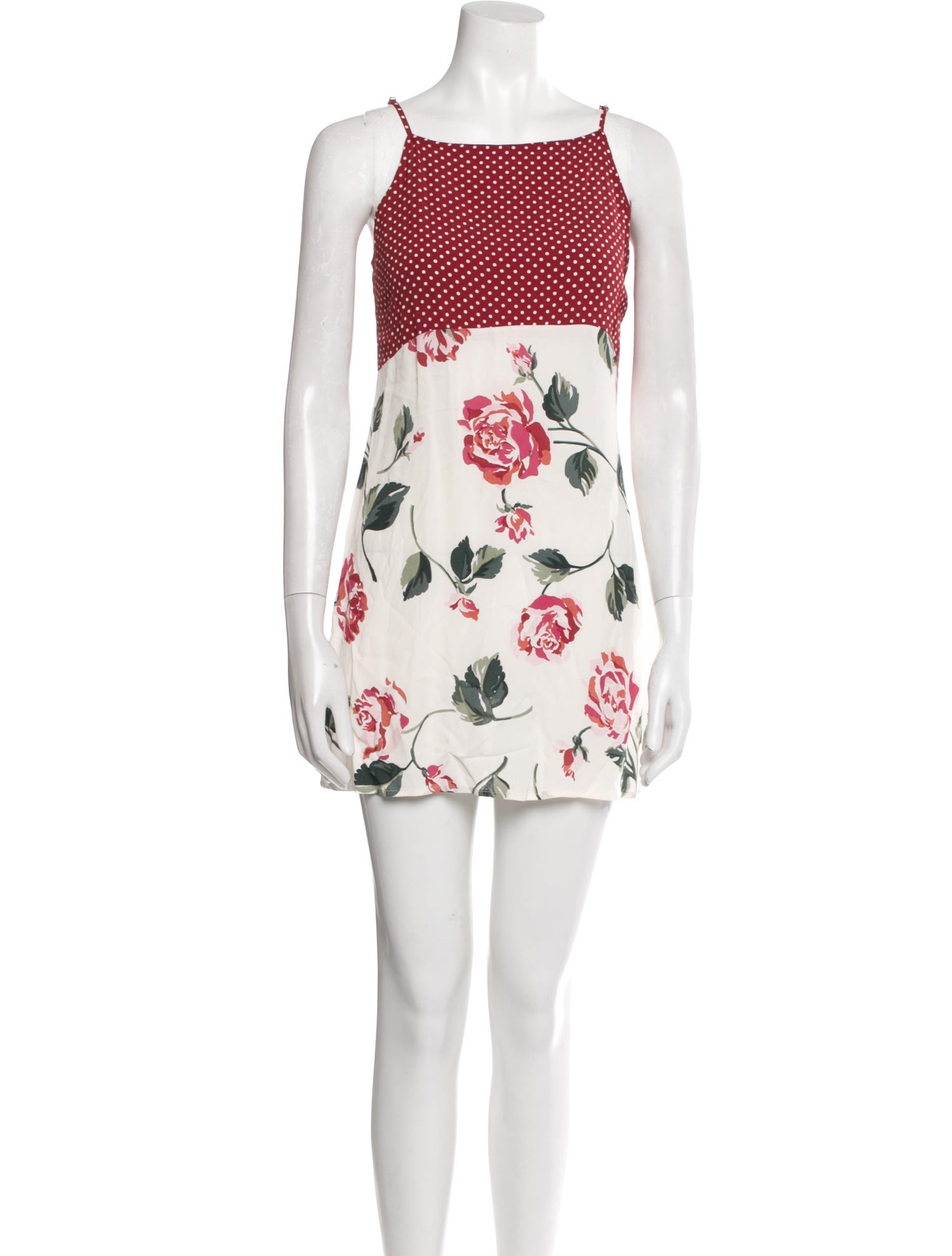 Reformation Floral Print Mini Dress