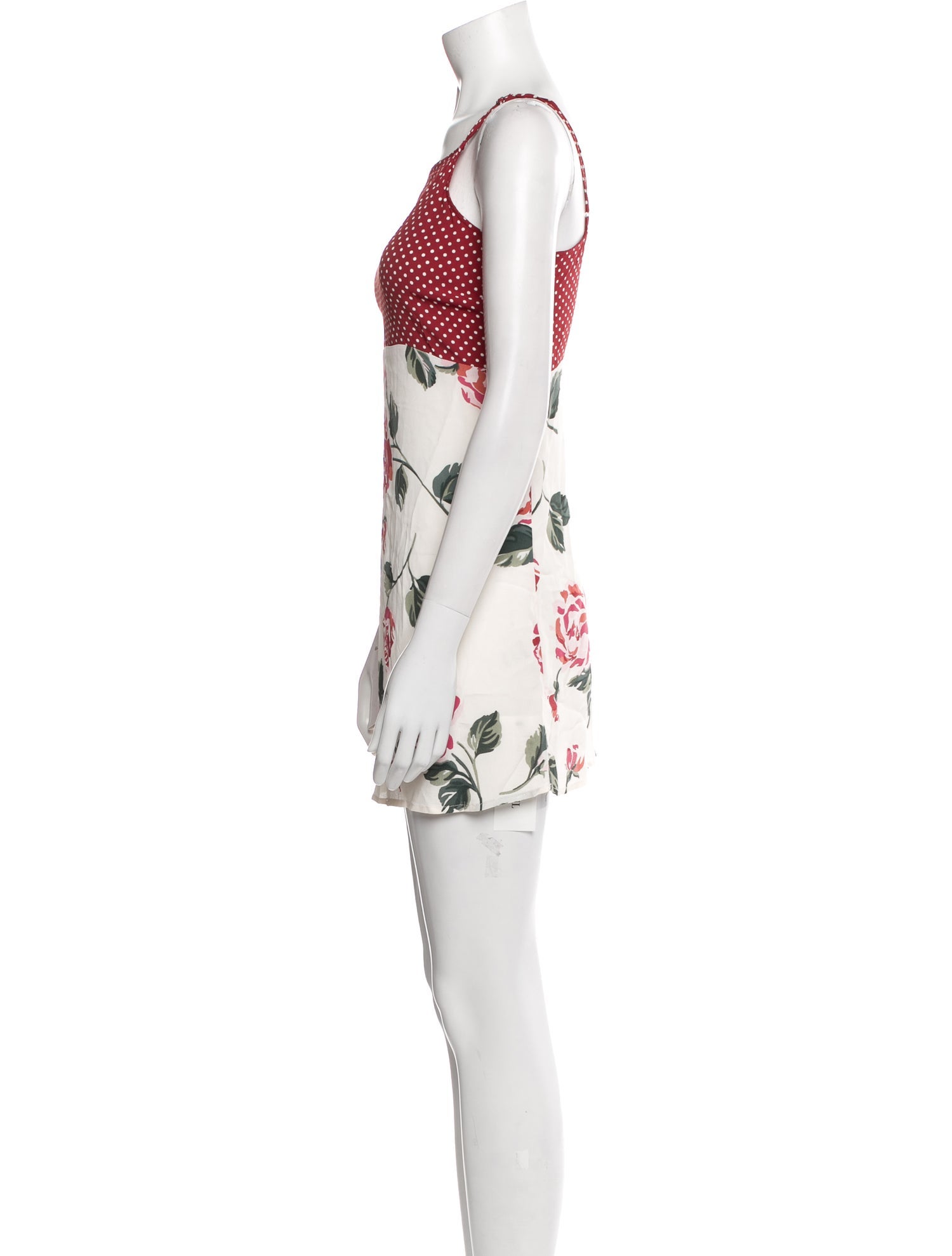 Reformation Floral Print Mini Dress