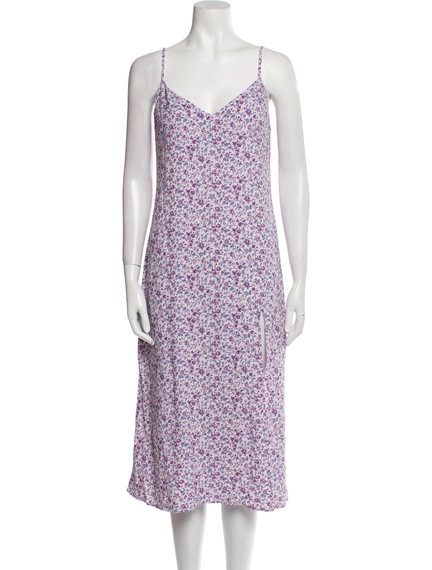 Reformation Floral Print Midi Length Dress w/ Tags