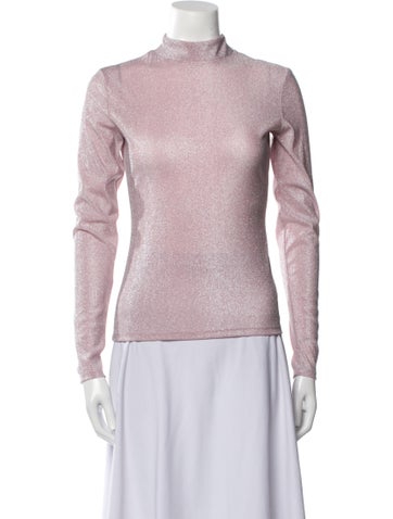 Reformation Tops Mock Neck Long Sleeve Sweatshirt S