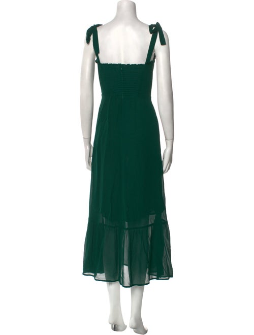 Reformation Square Neckline Long Dress