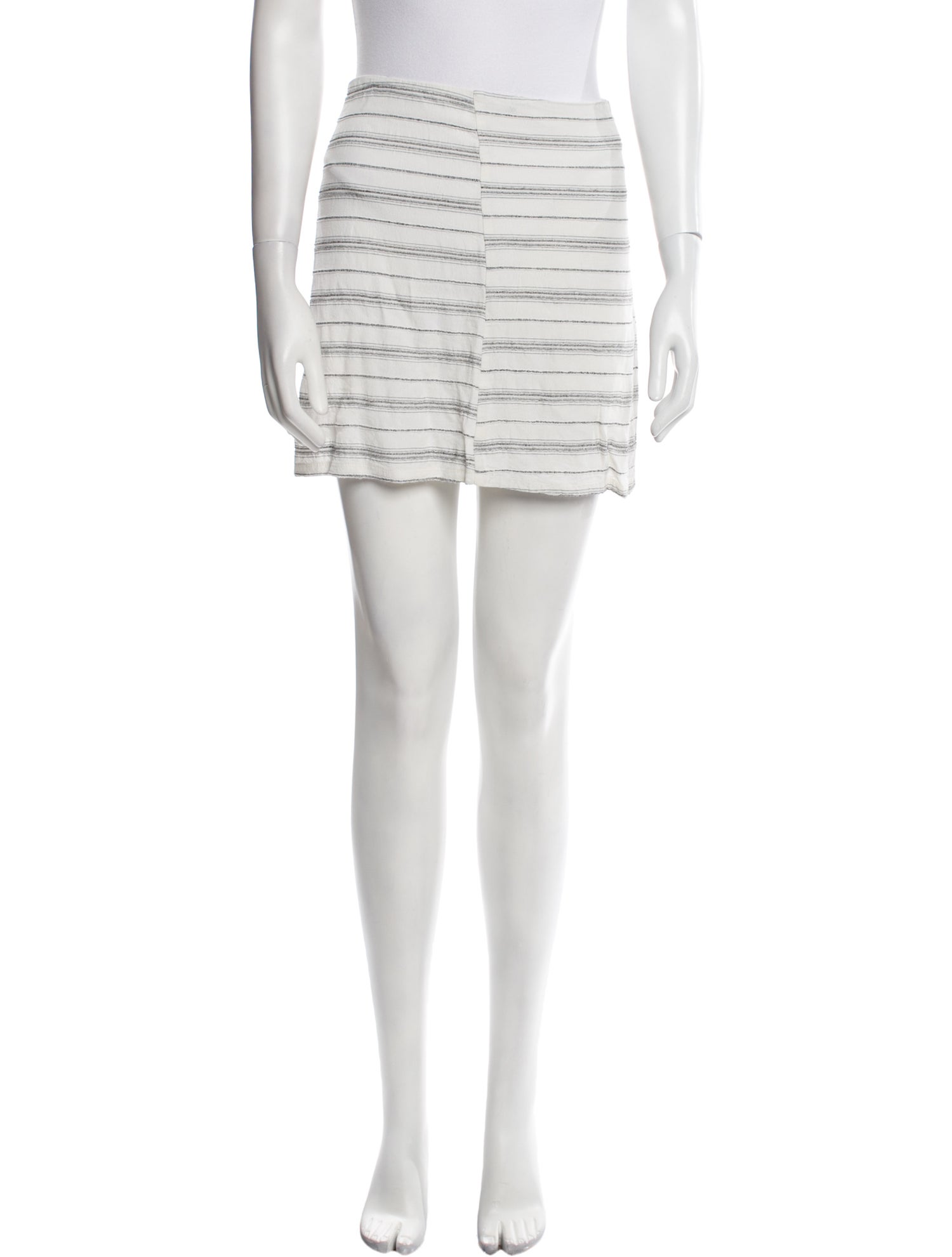 Reformation Striped Mini Skirt