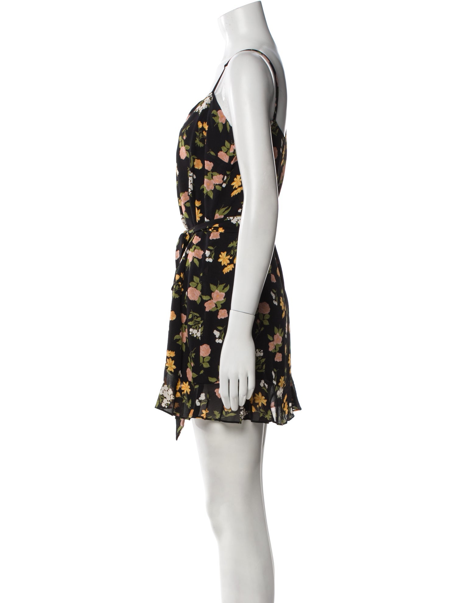 Reformation Floral Print Mini Dress