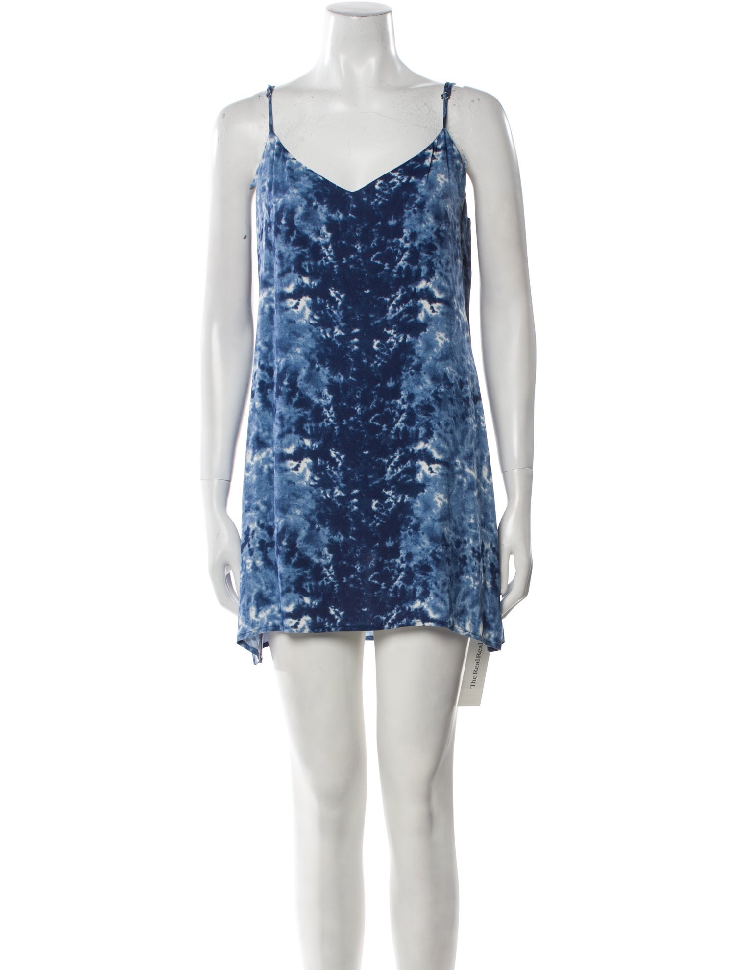 Reformation Tie-Dye Print Mini Dress