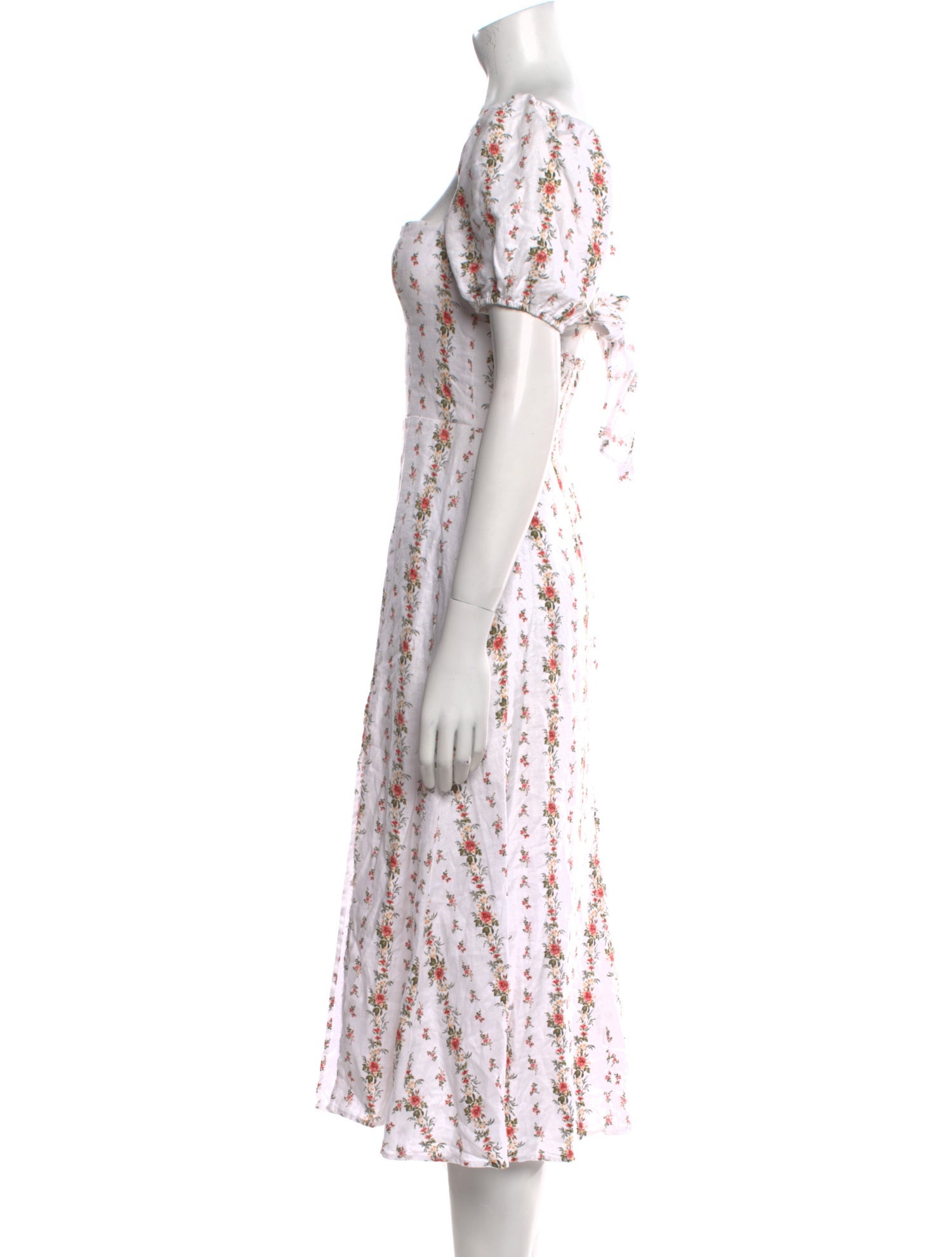 Reformation Linen Midi Length Dress
