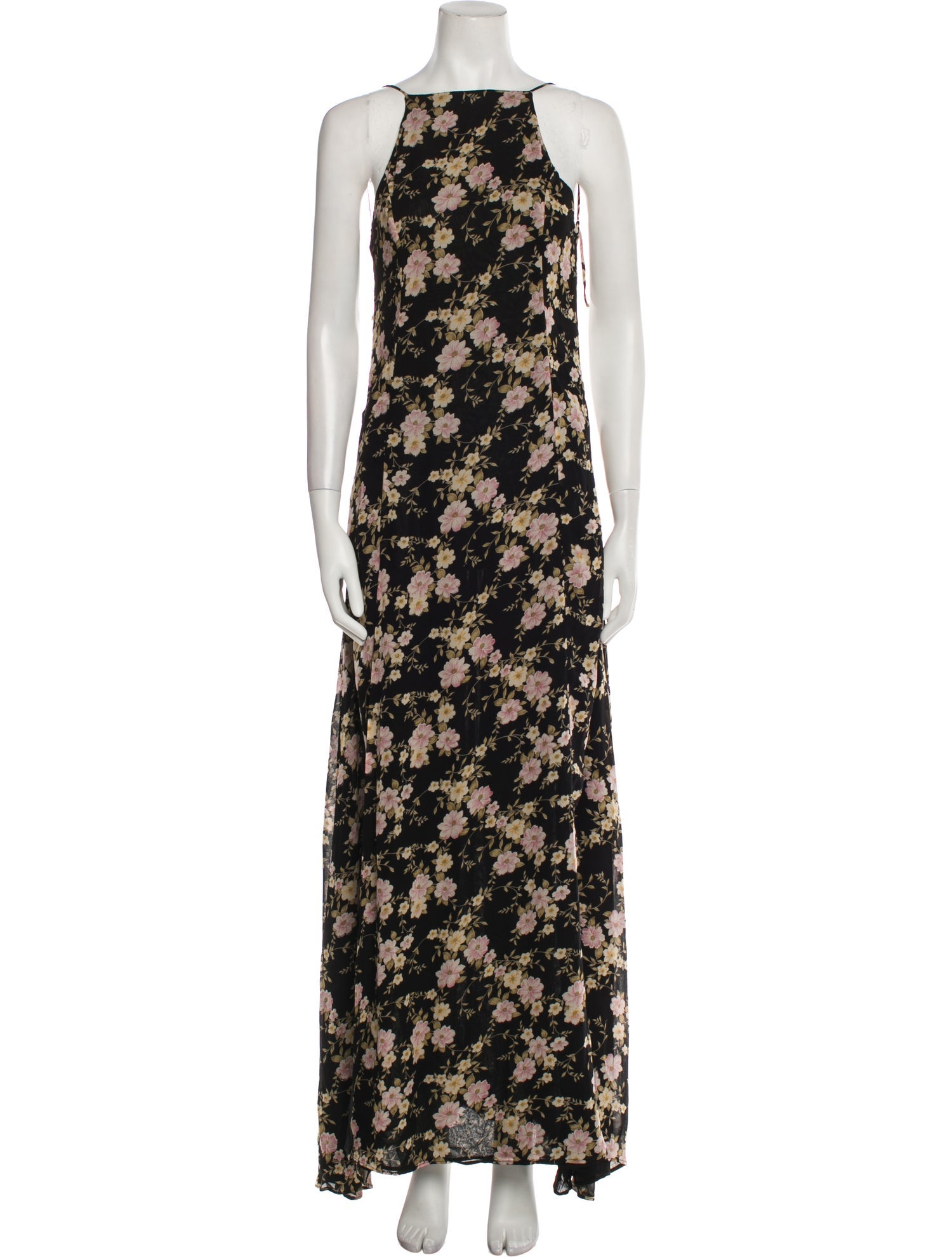 Reformation Floral Print Long Dress