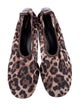 Reformation Mesh Animal Print Pumps