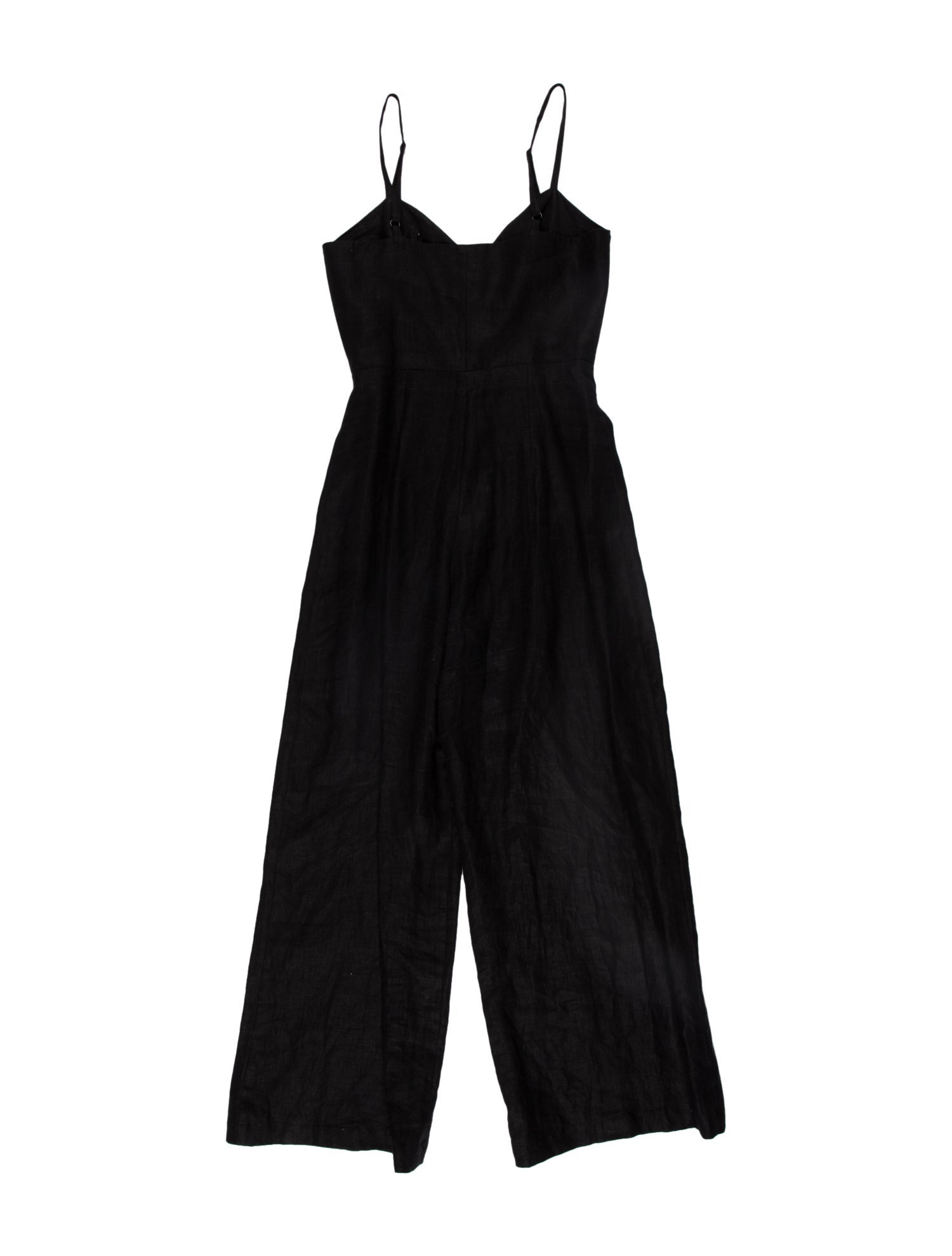 Reformation Linen Square Neckline Jumpsuit