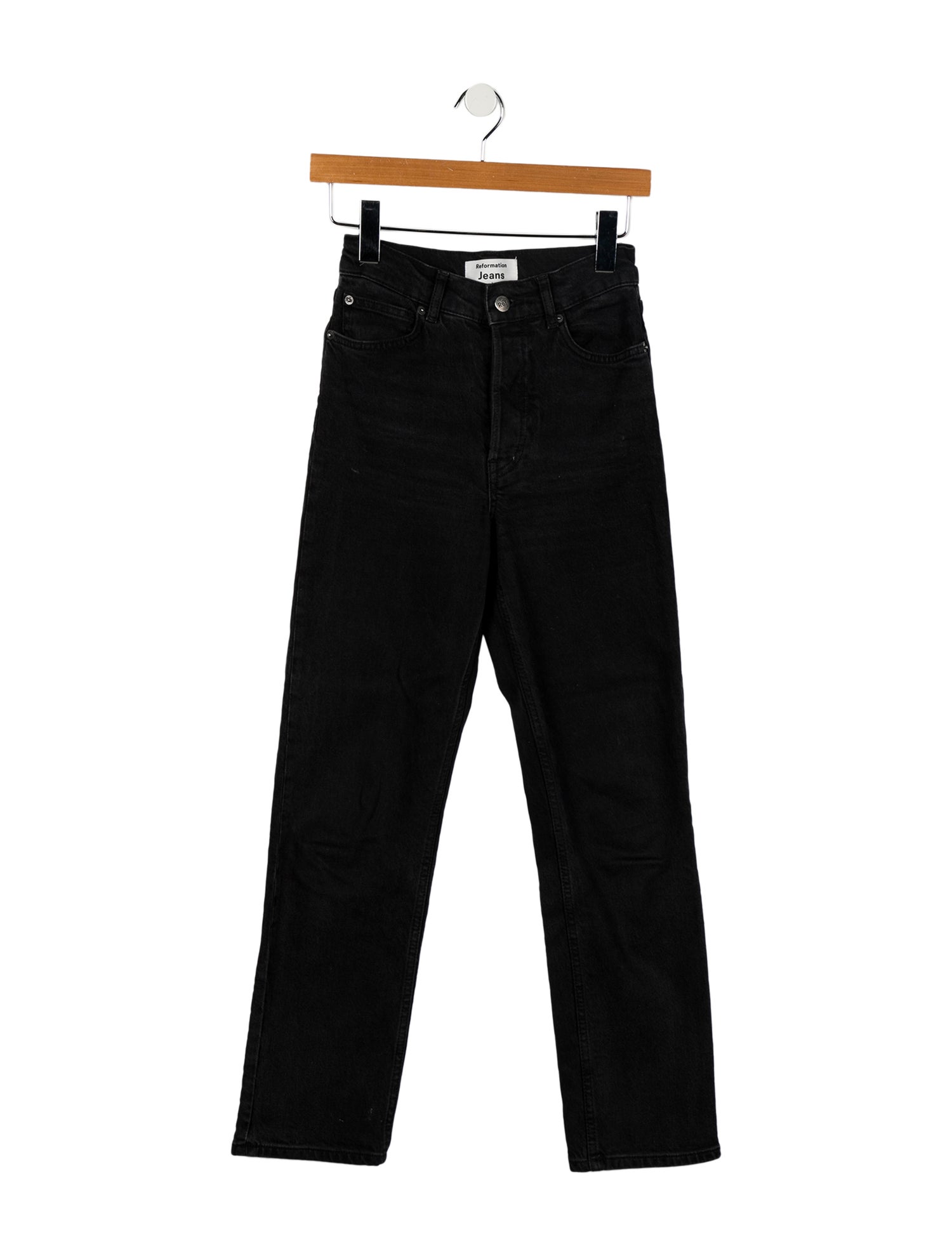 Reformation Mid-Rise Straight Leg Jeans