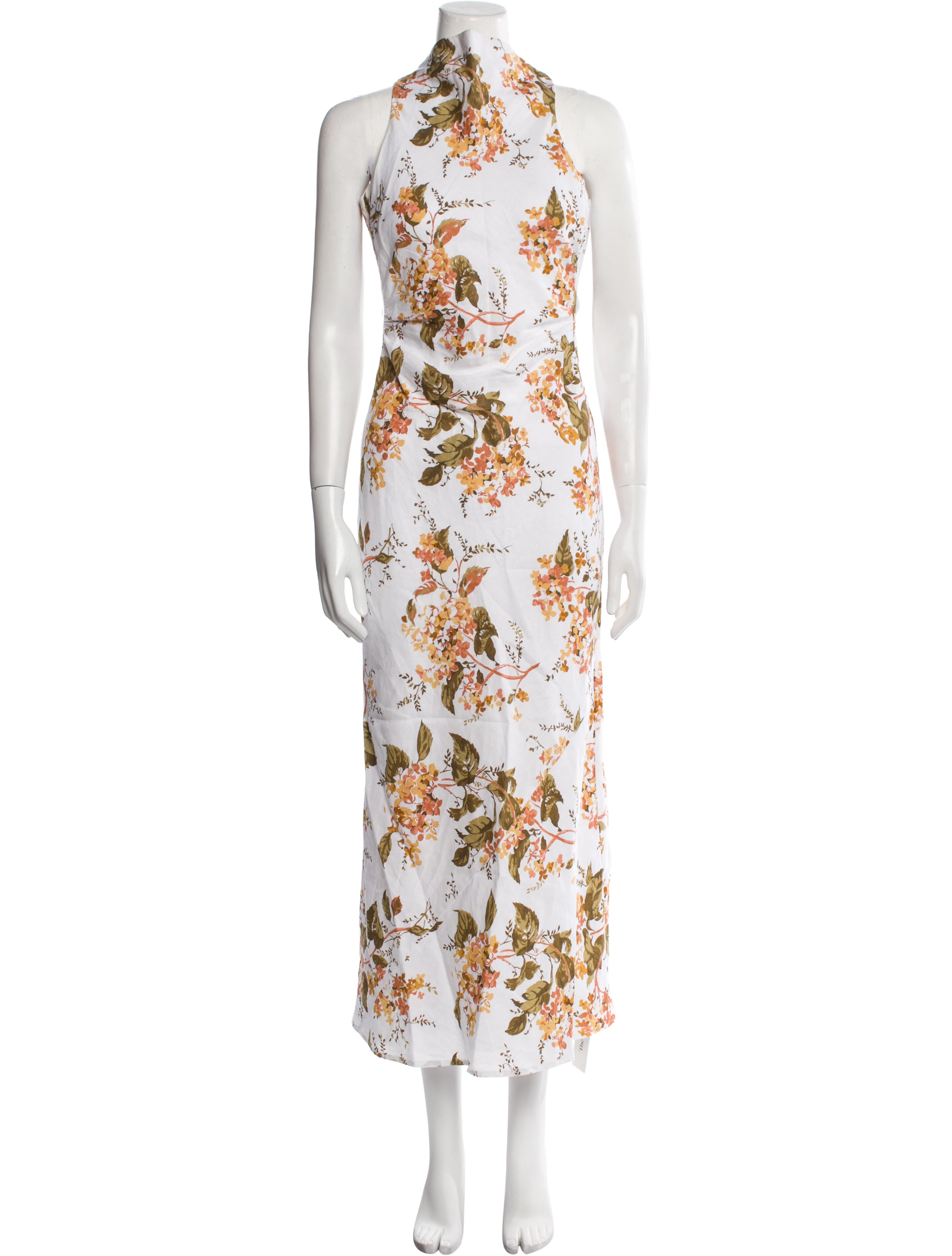Reformation Linen Long Dress