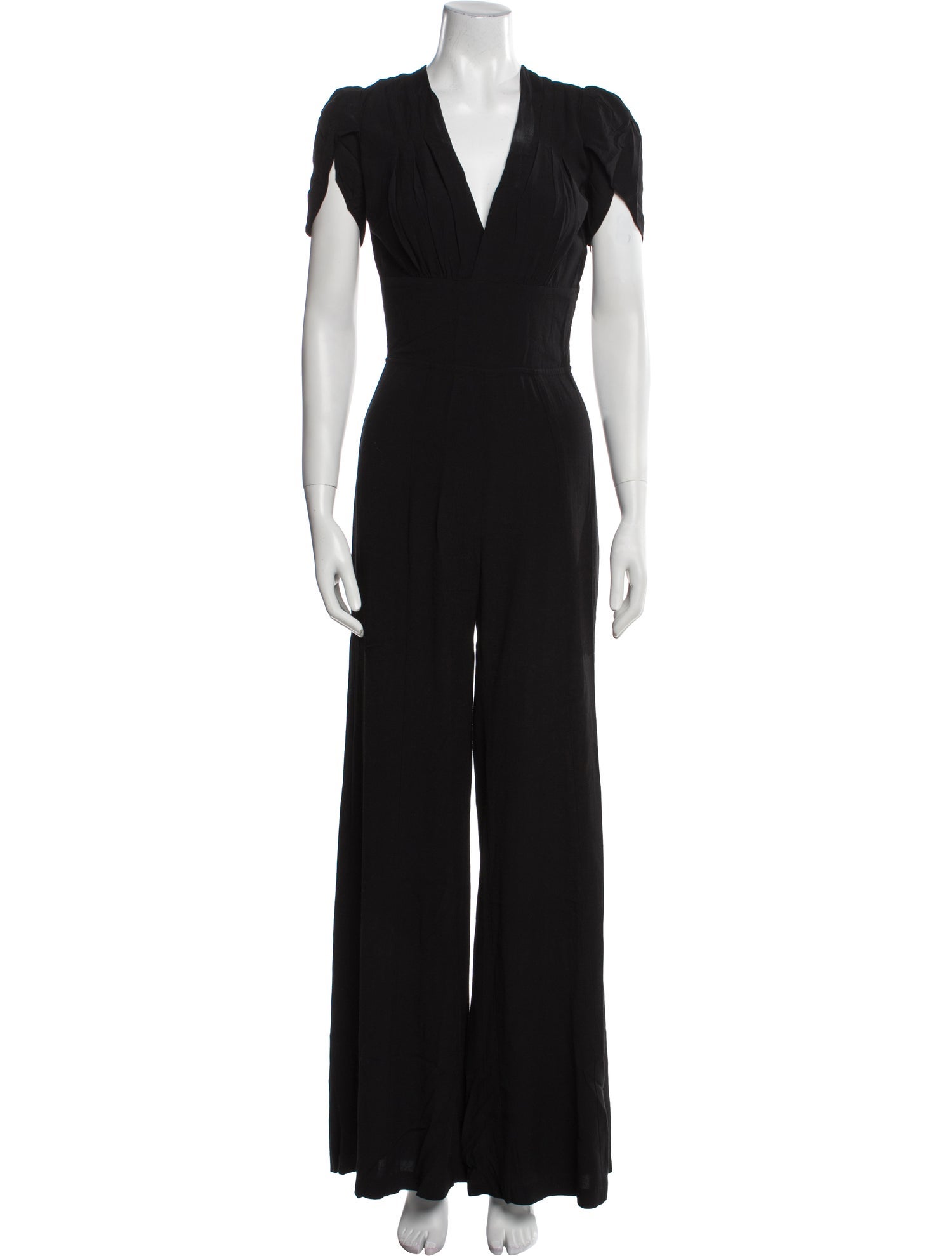 Reformation V-Neck Jumpsuit