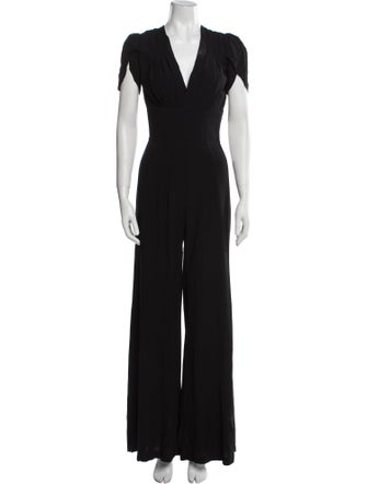 Reformation V-Neck Jumpsuit