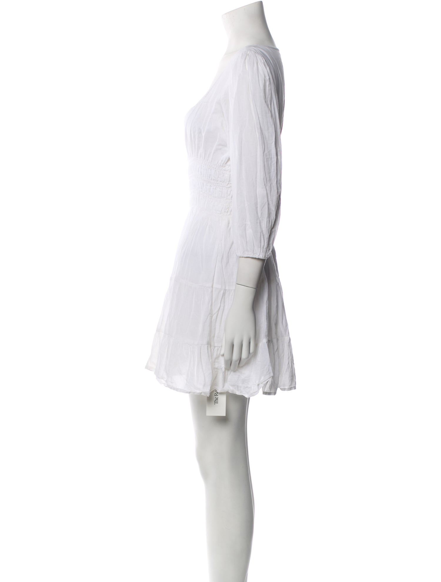 Reformation Square Neckline Mini Dress