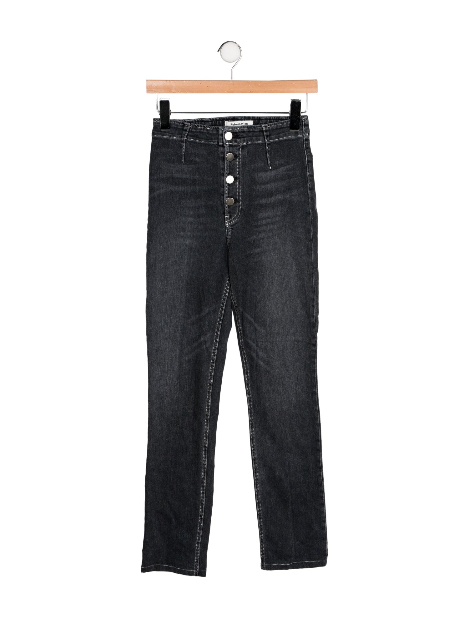 Reformation High-Rise Straight Leg Jeans