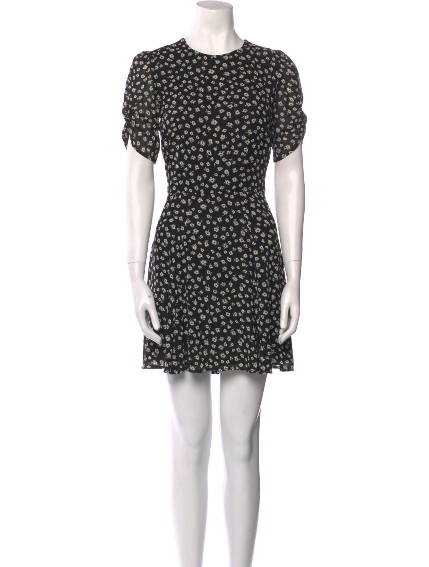 Reformation Floral Print Mini Dress