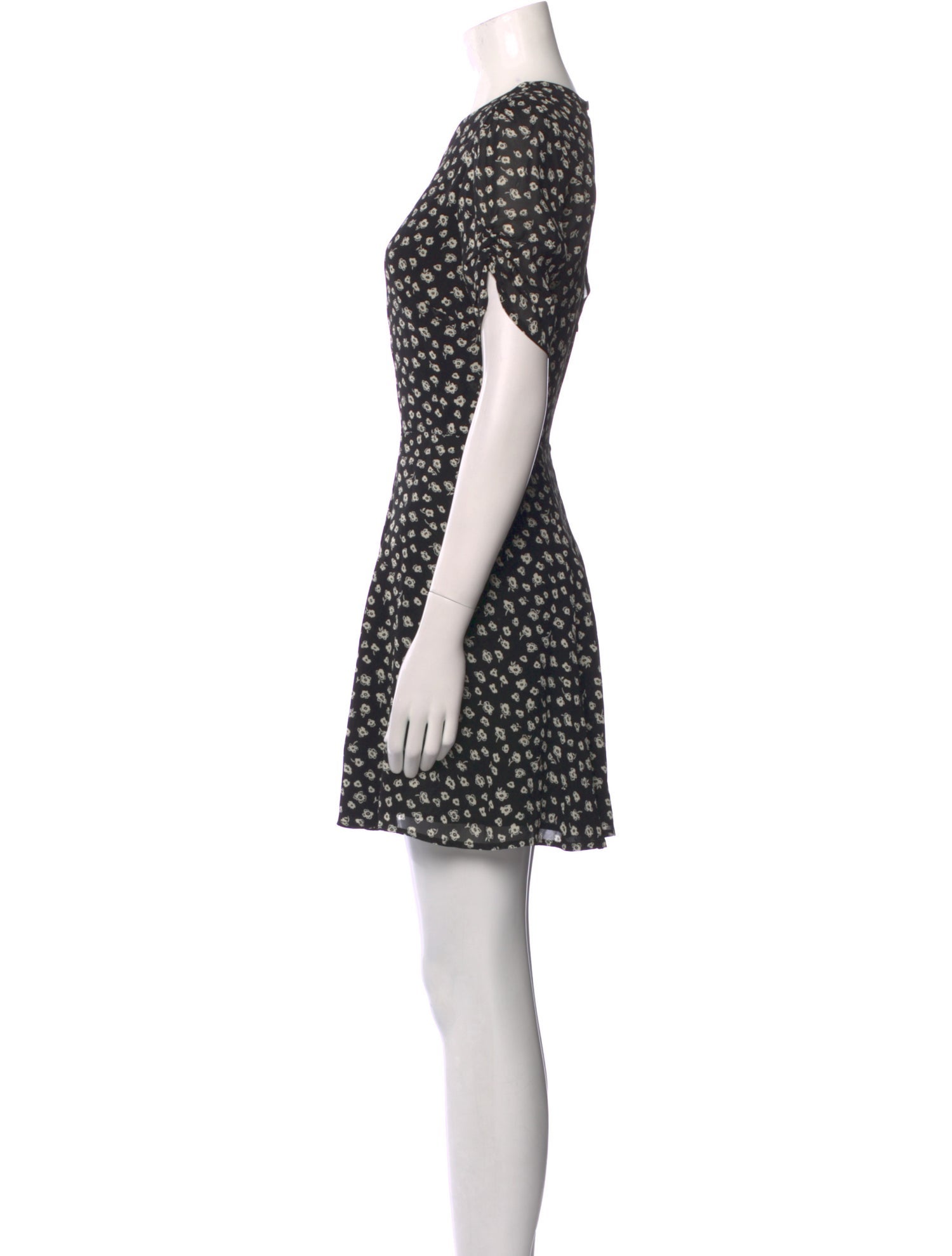 Reformation Floral Print Mini Dress