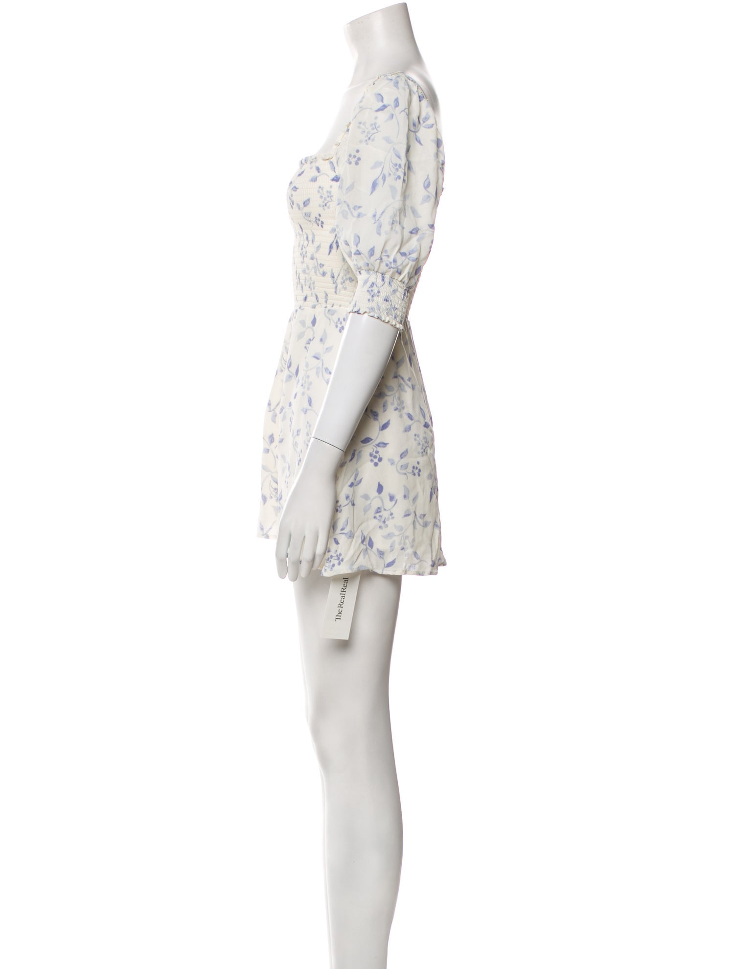 Reformation Floral Print Mini Dress