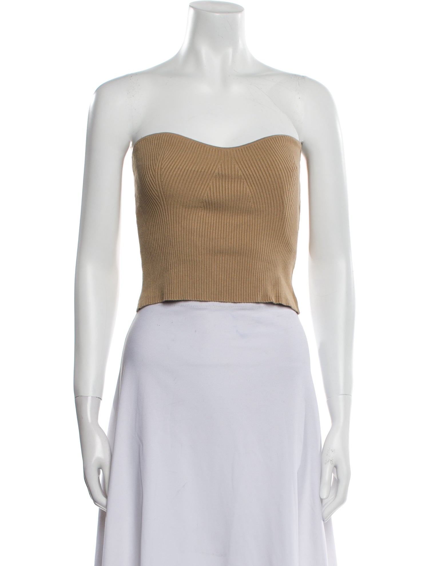 Reformation Strapless Crop Top