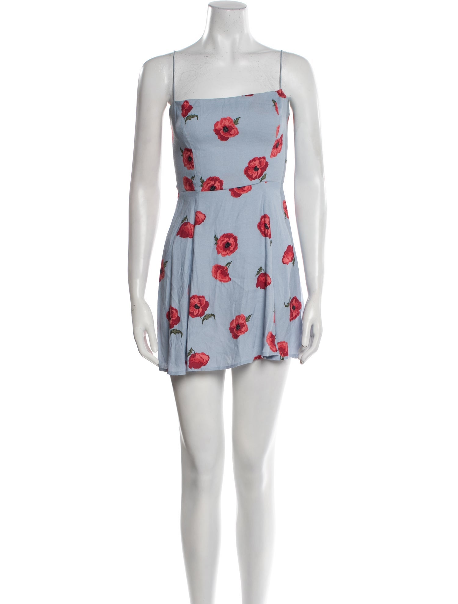 Reformation Floral Print Mini Dress