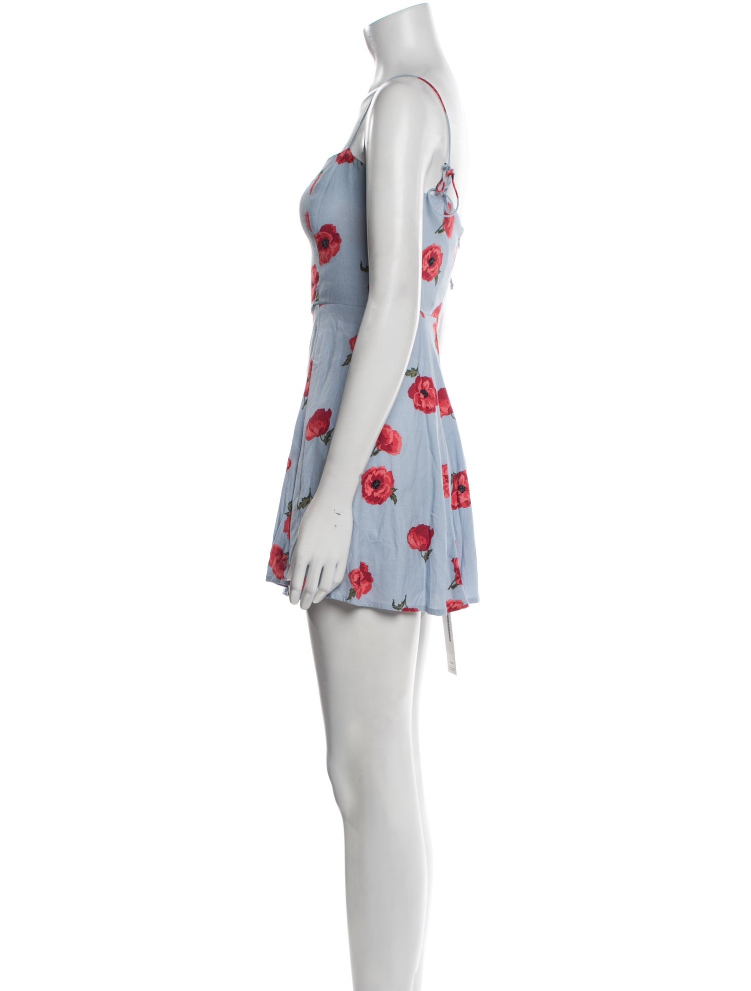 Reformation Floral Print Mini Dress