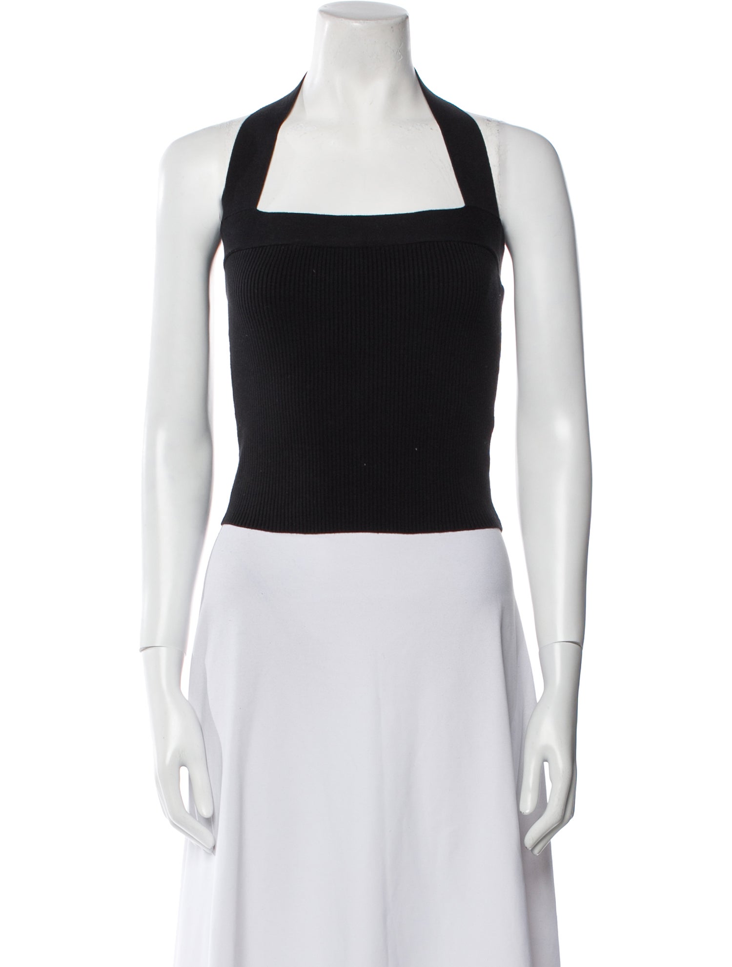 Reformation Square Neckline Sleeveless Crop Top
