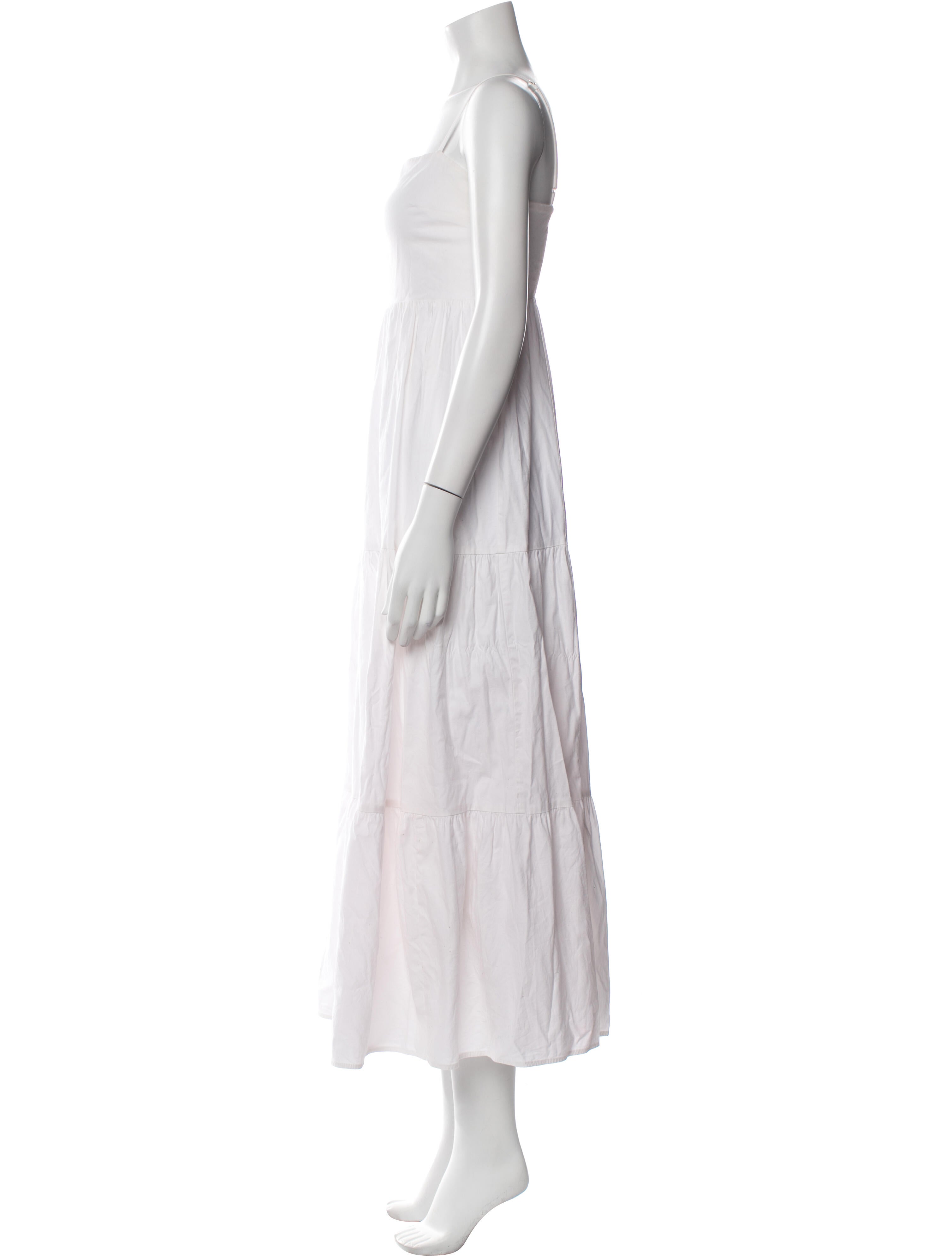 Reformation Square Neckline Long Dress