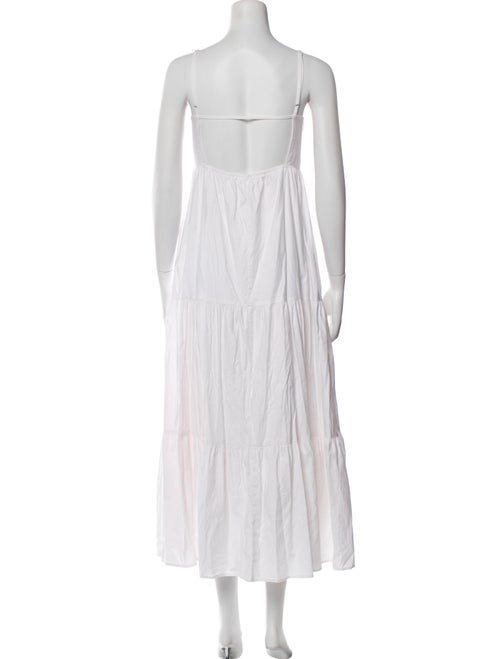 Reformation Square Neckline Long Dress