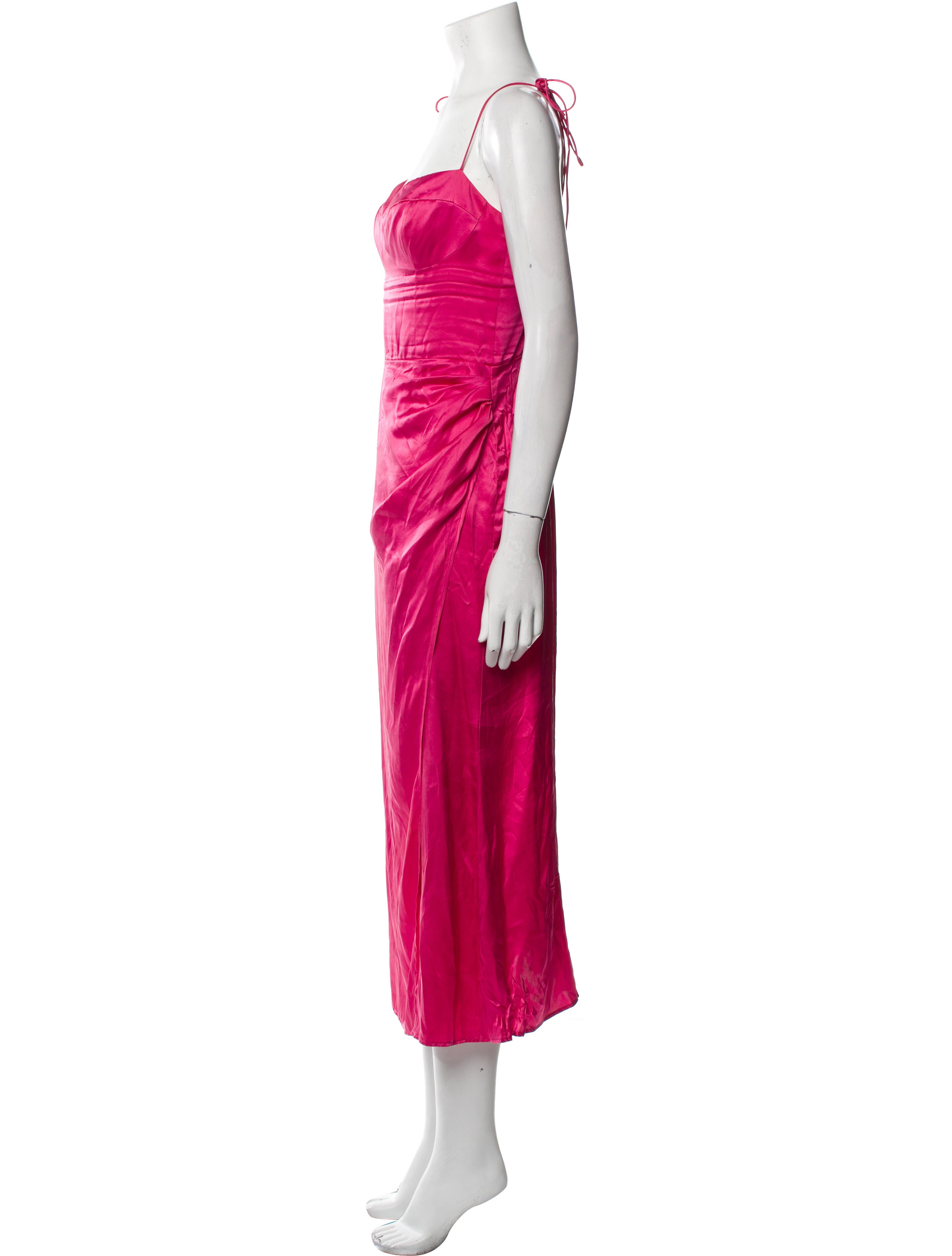 Reformation Silk Long Dress