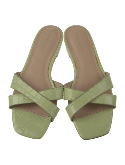 Reformation Leather Slides