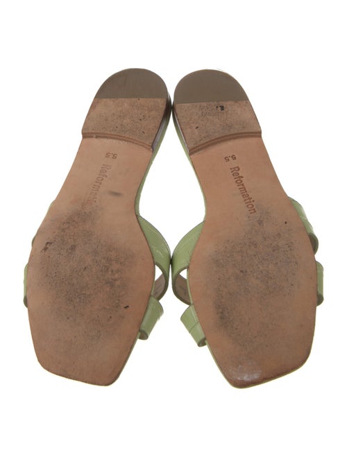 Reformation Leather Slides