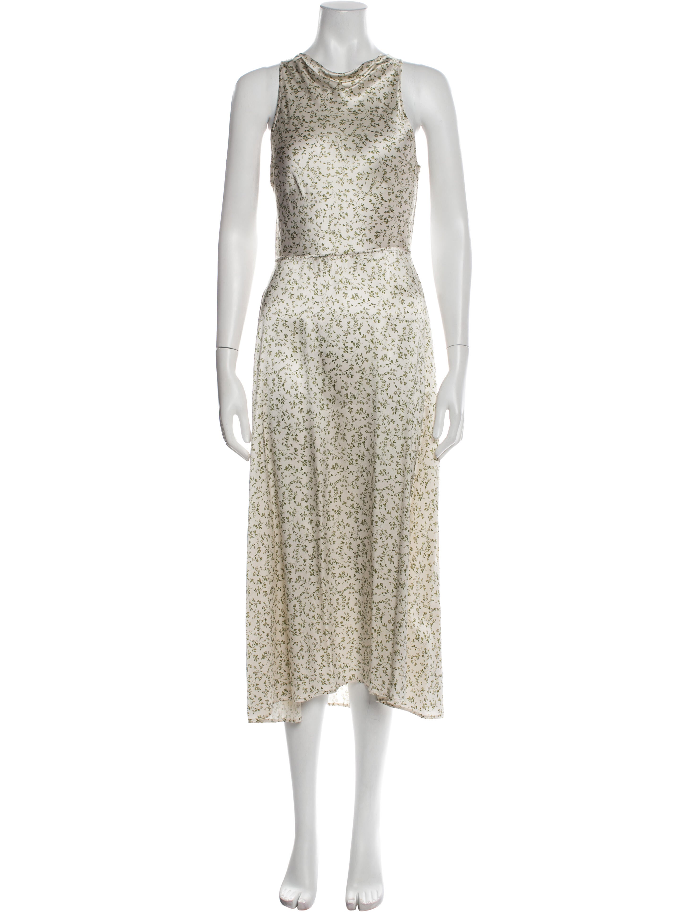 Reformation Silk Long Dress