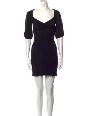 Reformation V-Neck Mini Dress