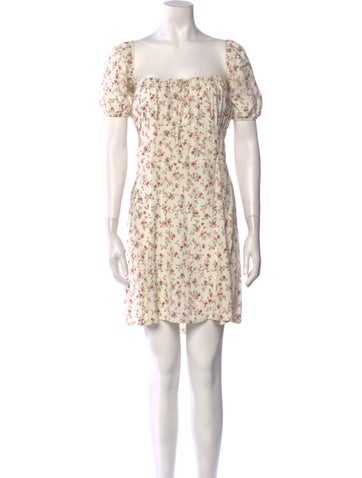 Reformation Dresses Floral Print Mini Dress XL