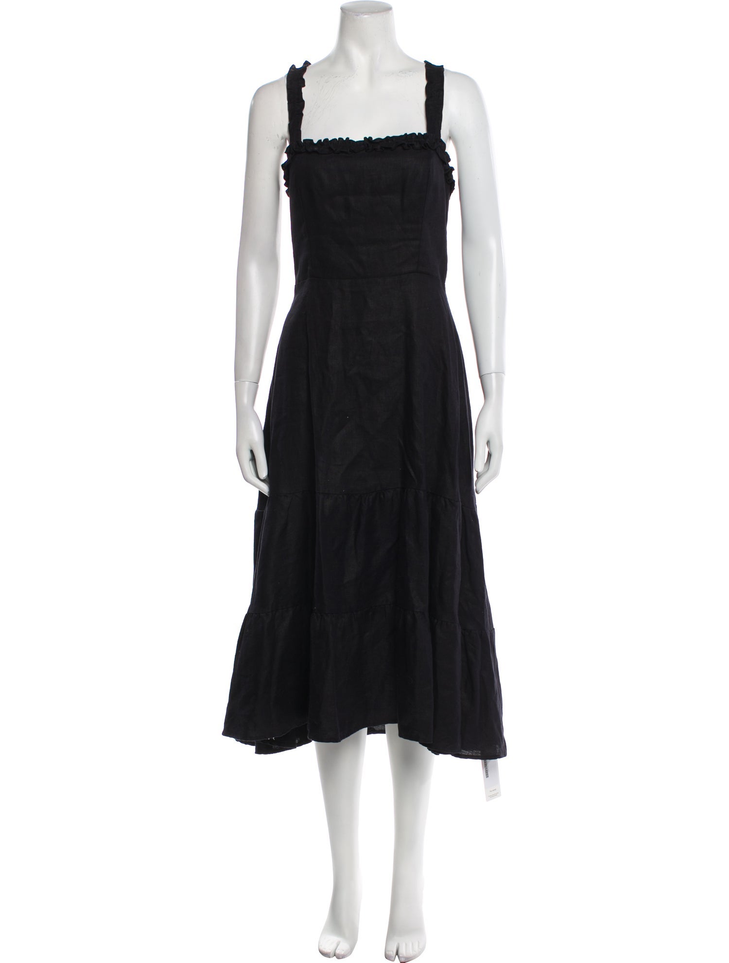 Reformation Linen Midi Length Dress