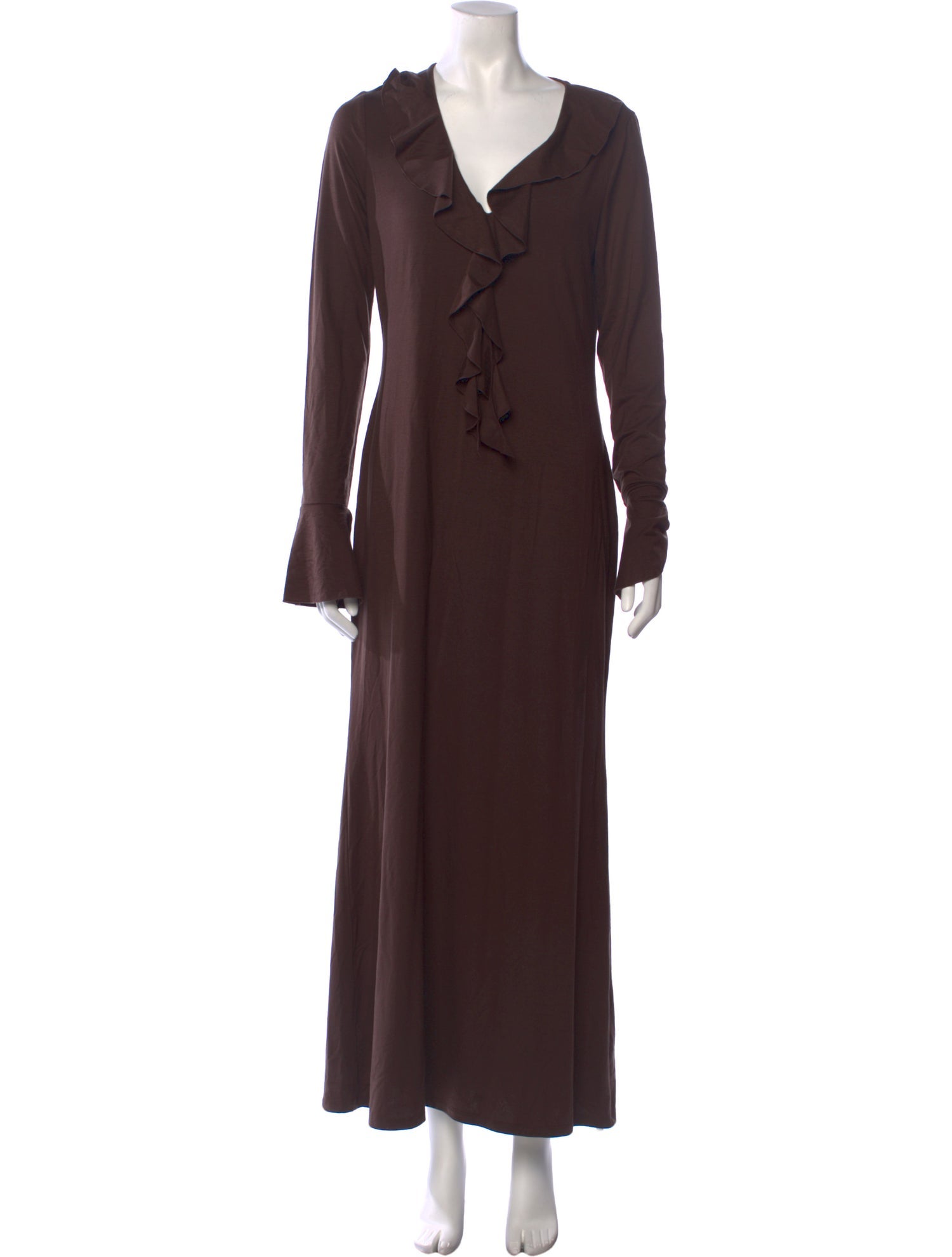 Reformation Cowl Neck Long Dress