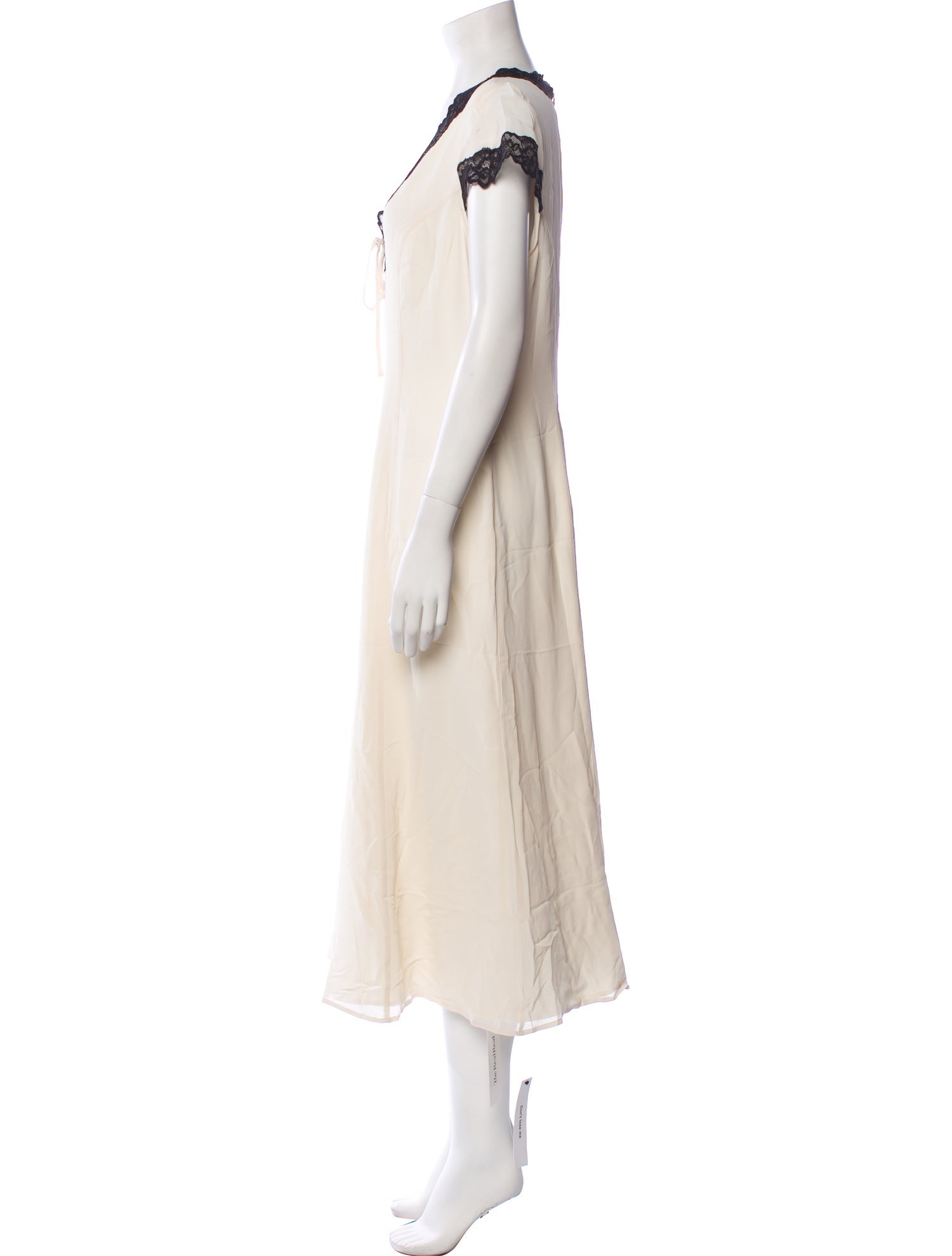 Reformation V-Neck Long Dress