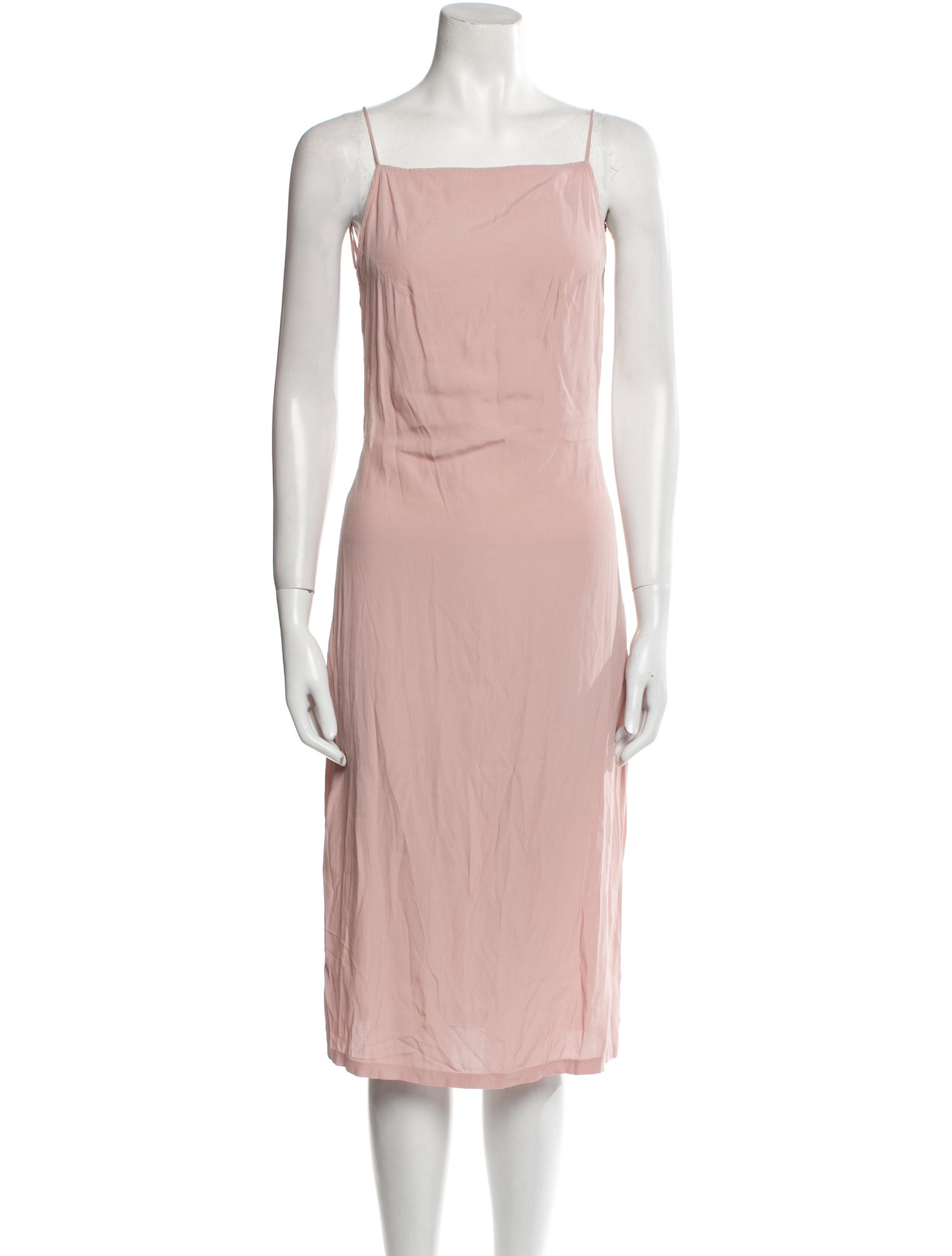 Reformation Square Neckline Midi Length Dress