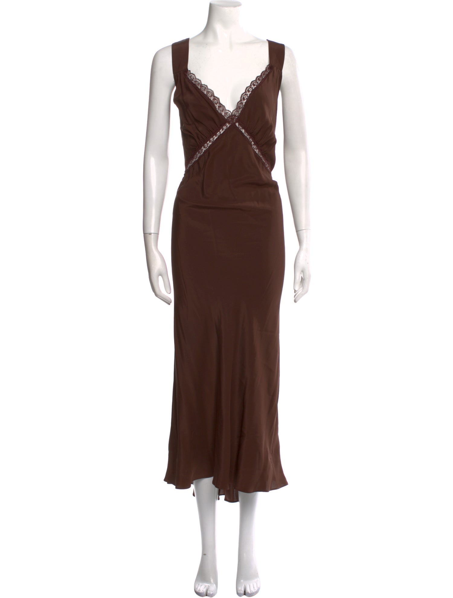 Reformation Silk Long Dress